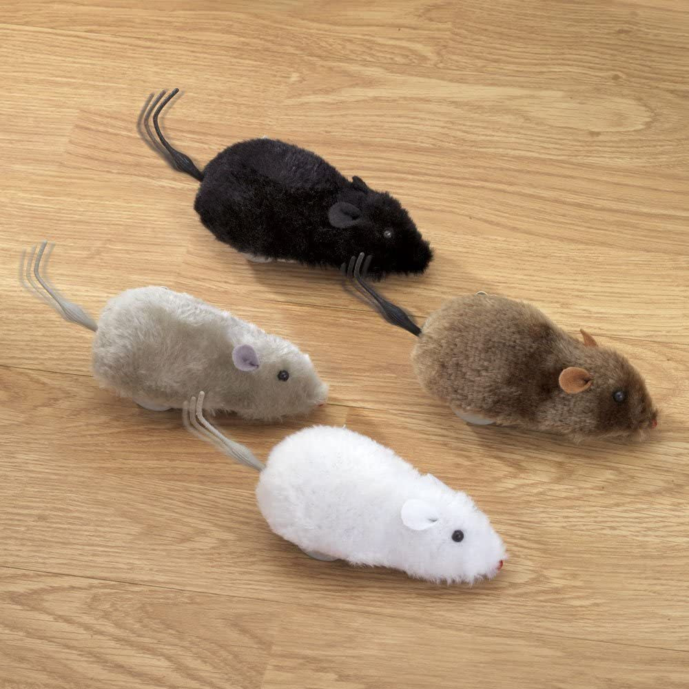 HUILUN Selected Motorized Fluffy Mouse Toy