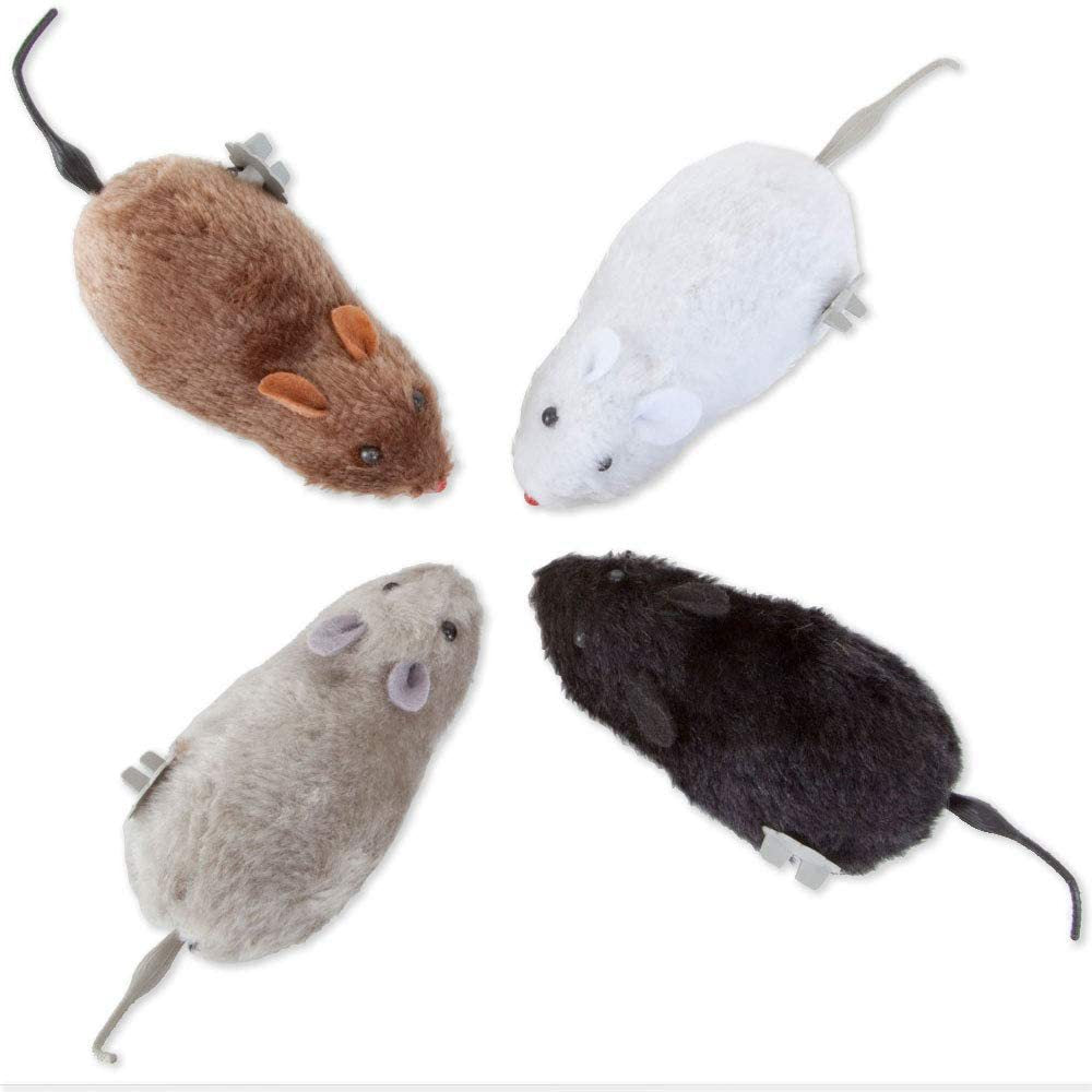 HUILUN Selected Motorized Fluffy Mouse Toy