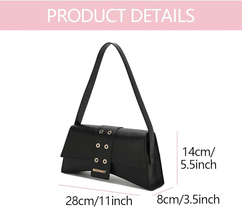 BESMART Retro PU Shoulder Bag